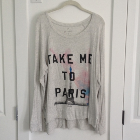'Take Me To Paris' Long Sleeve Shirt